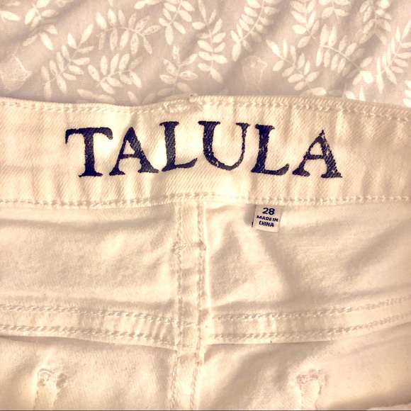 Talula white denim shorts - Picture 6 of 12